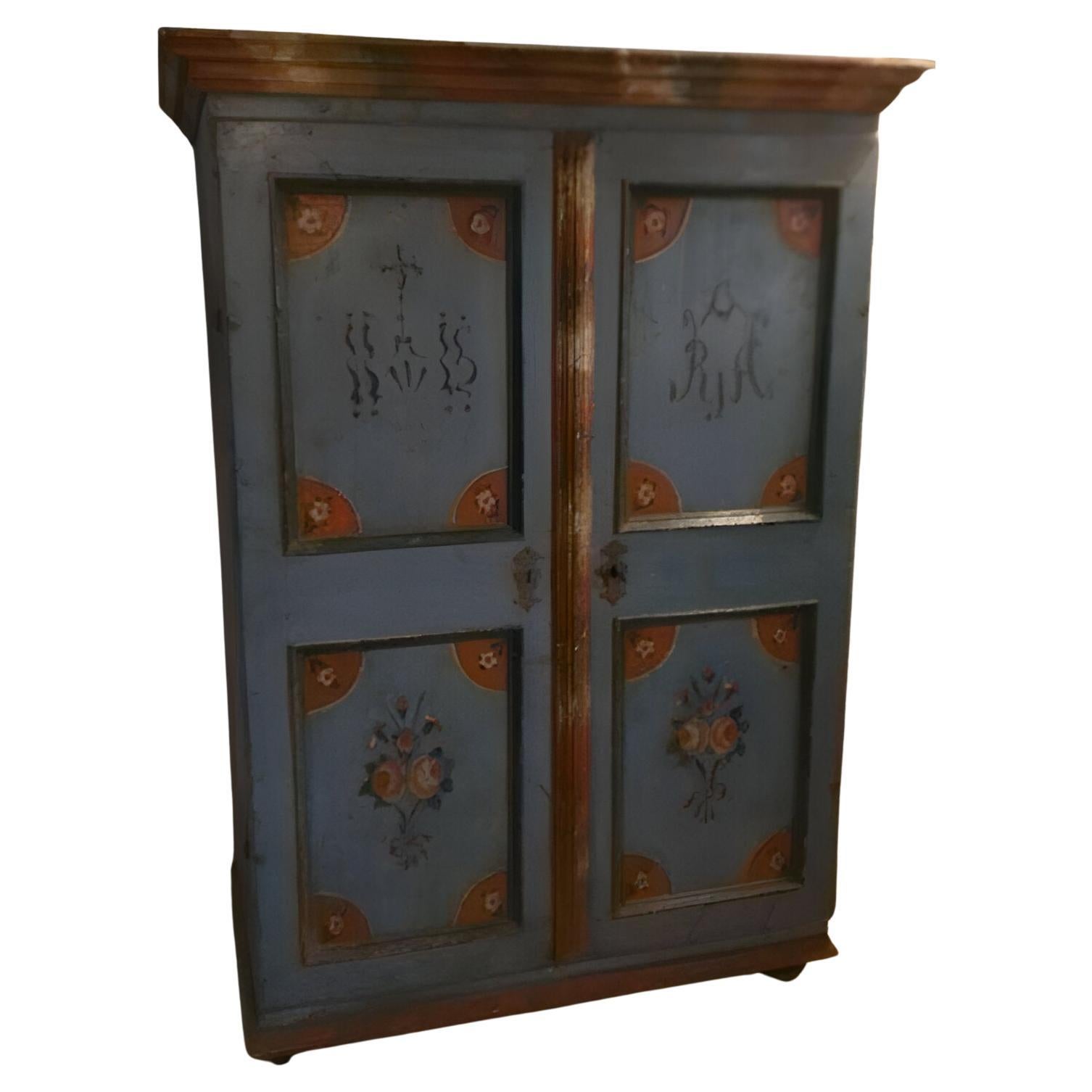 Painted Cupboard  For Sale