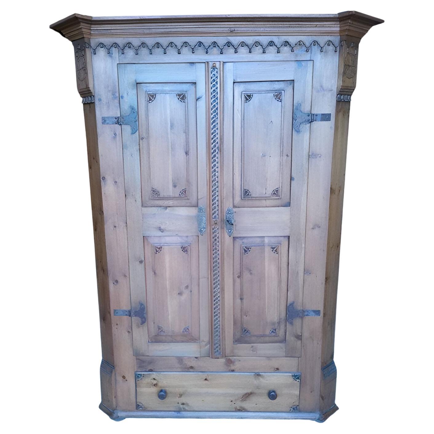 South Tyrolean stone pine closet For Sale
