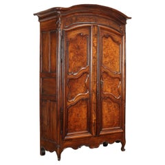 Provence Walnut Wardrobe Mid-19th Century