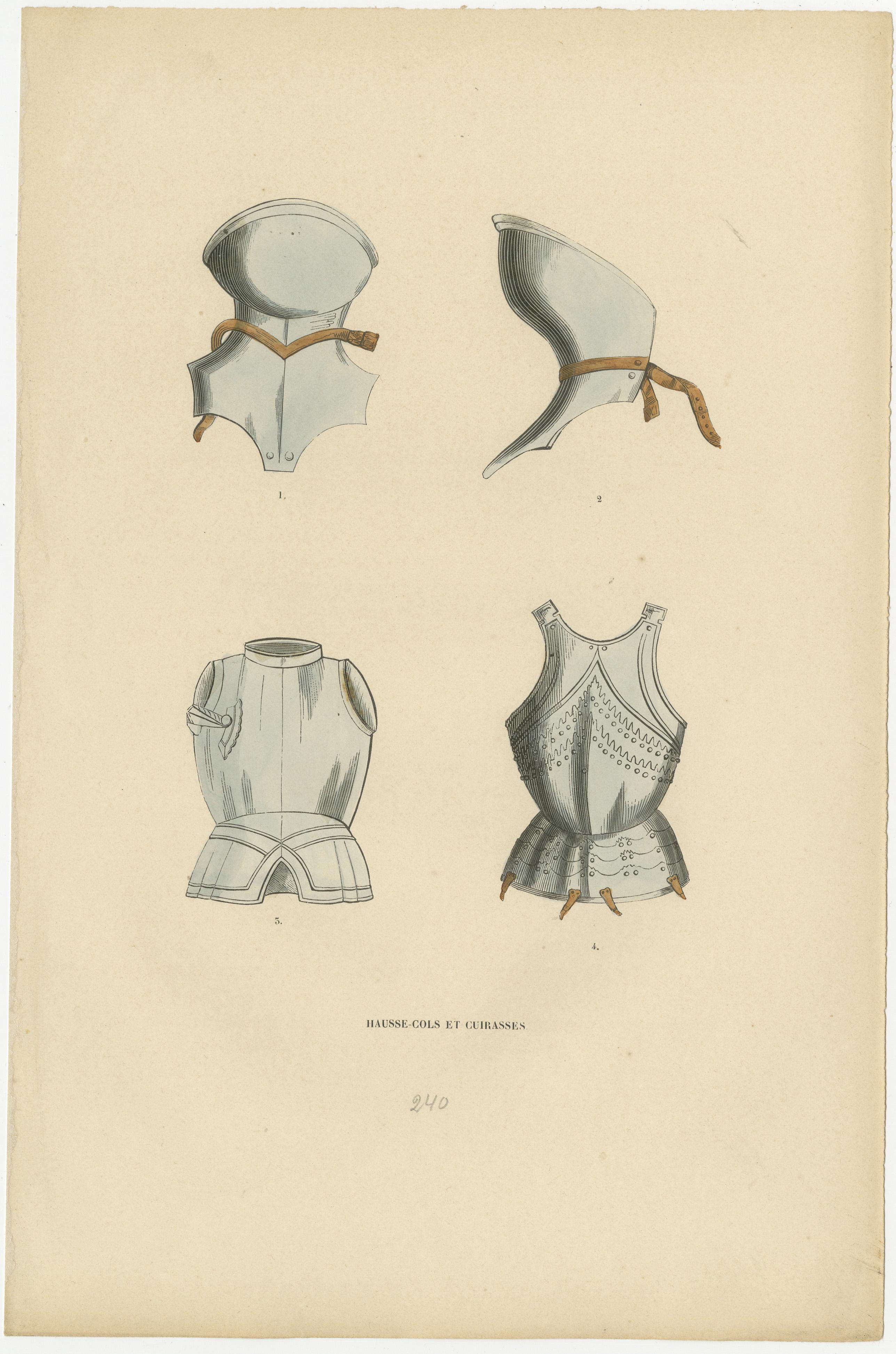 Paper Armaments of Yore: A Study of Medieval Helmets and Armor, 1845 For Sale