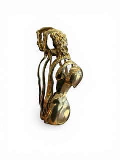 Arman 18K Yellow Gold Éros Sculptural Brooch, Limited Edition 8/8