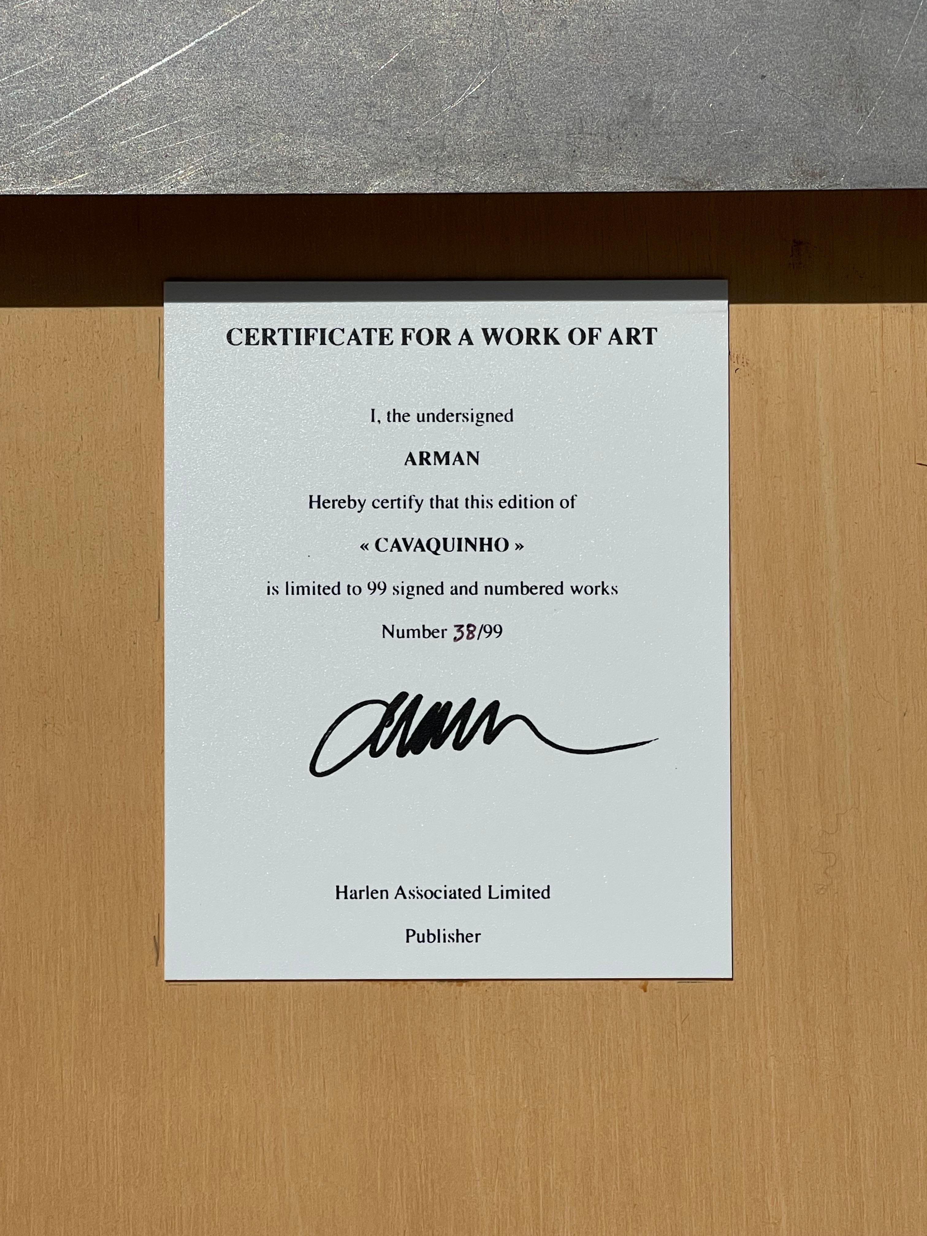 Arman (1928-2005) – Arbeit Cavaquinho im Angebot 6