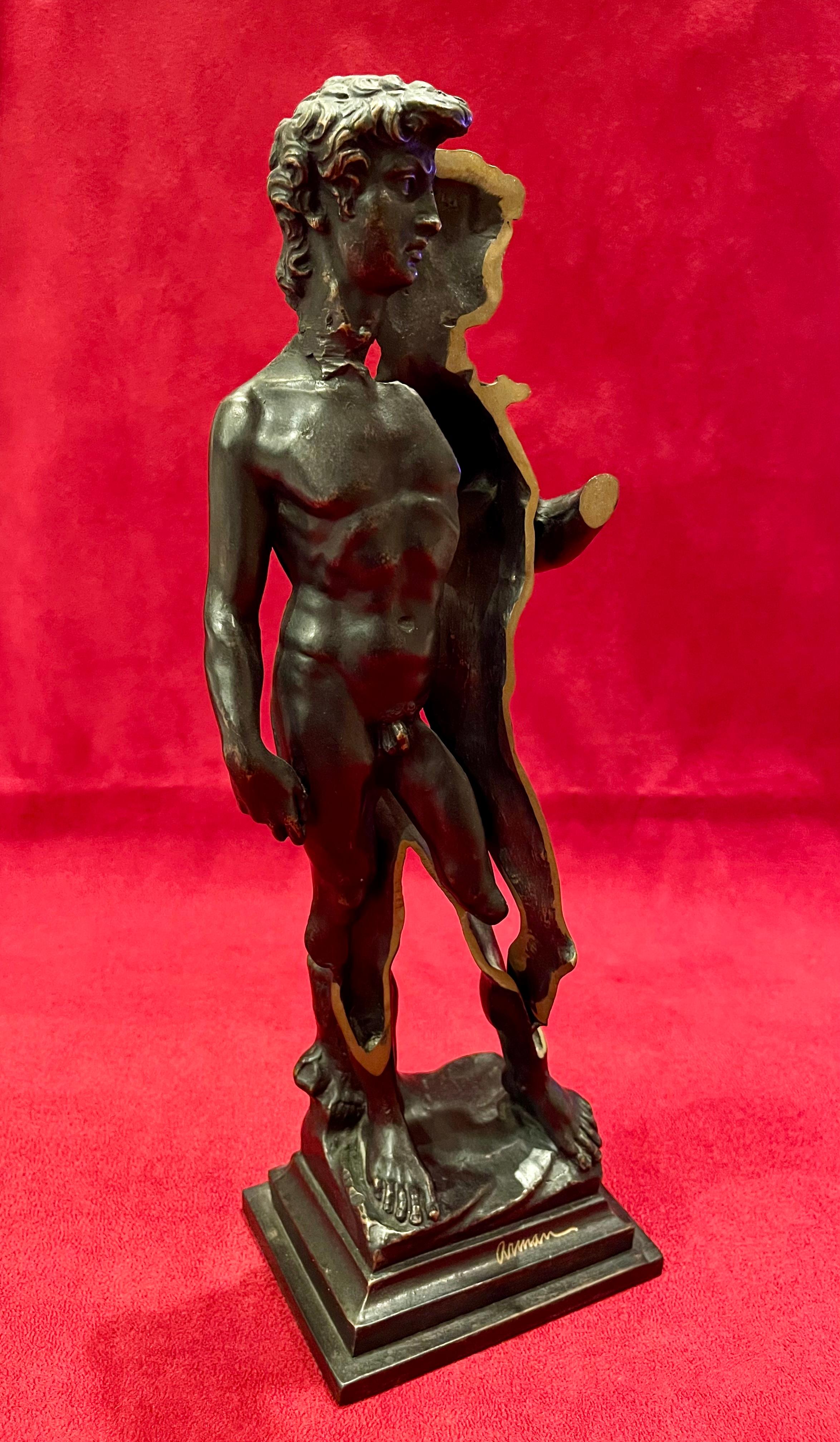 ARMAN, Bronze, David or The Secret of Beauty In Good Condition For Sale In Beaune, FR