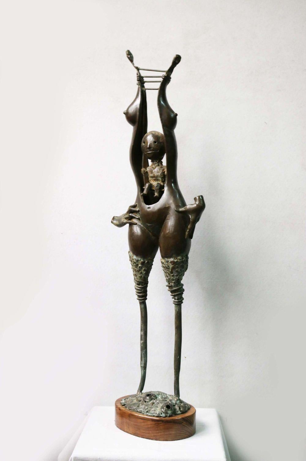 Cette sculpture en bronze de 35,43