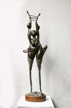  „Early Childhood“, von Arman Hambardzumyan, Bronzeskulptur