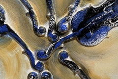 Violini incastrati, tecnica mista e pittura acrilica su tavola di Arman