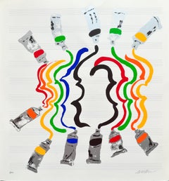 ARMAN, Nizza 1928 – New York 2005   Tubetti di colore, 1987