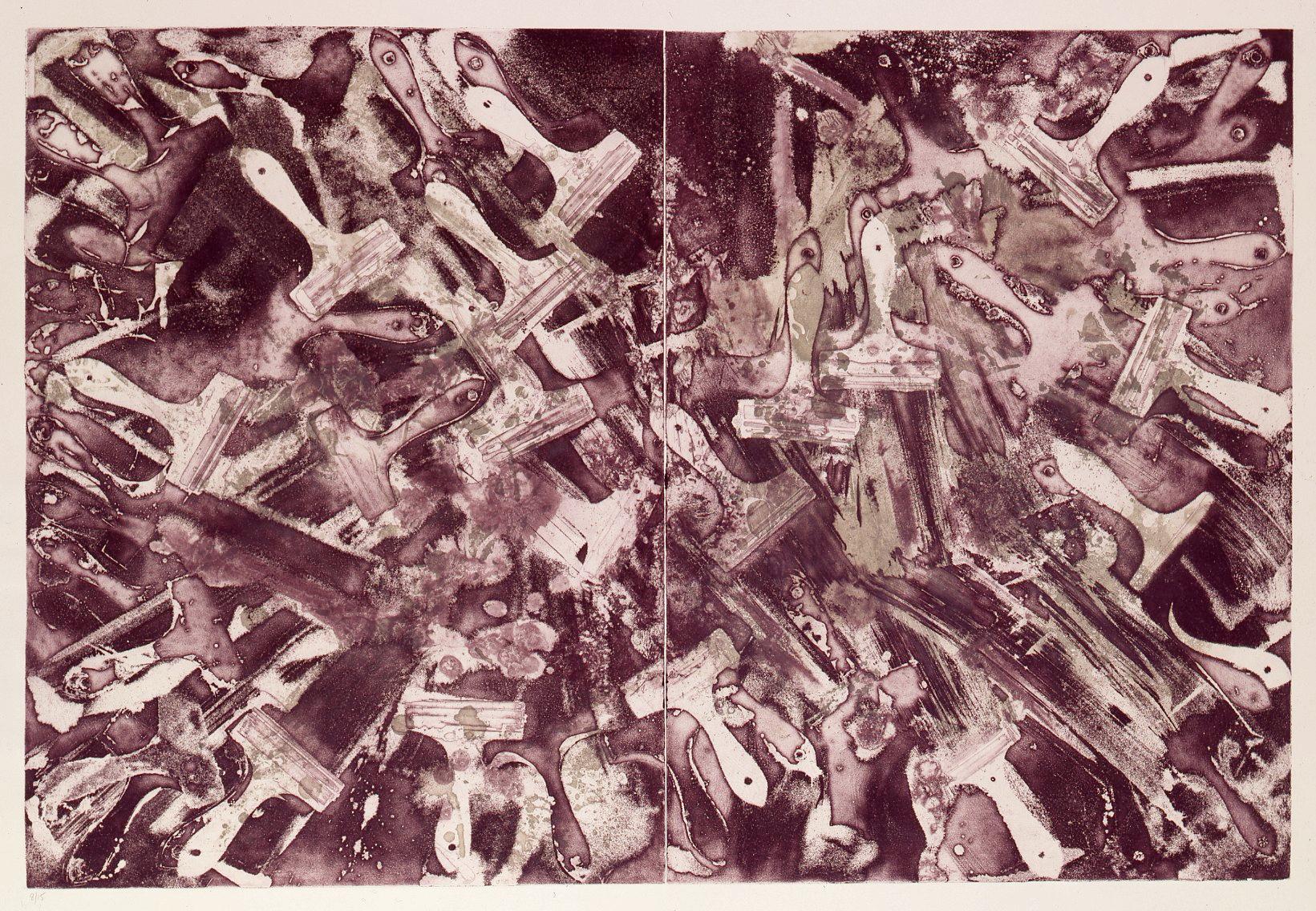 Arman Abstract Print - Byzantine