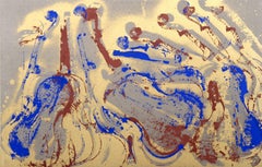Cavalcata, serigrafia astratta firmata da Arman
