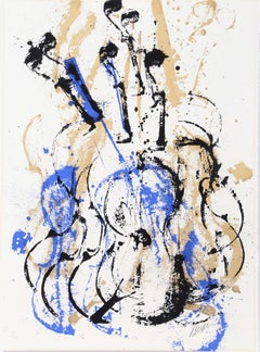 Folk Song, Musical Abstract by Arman