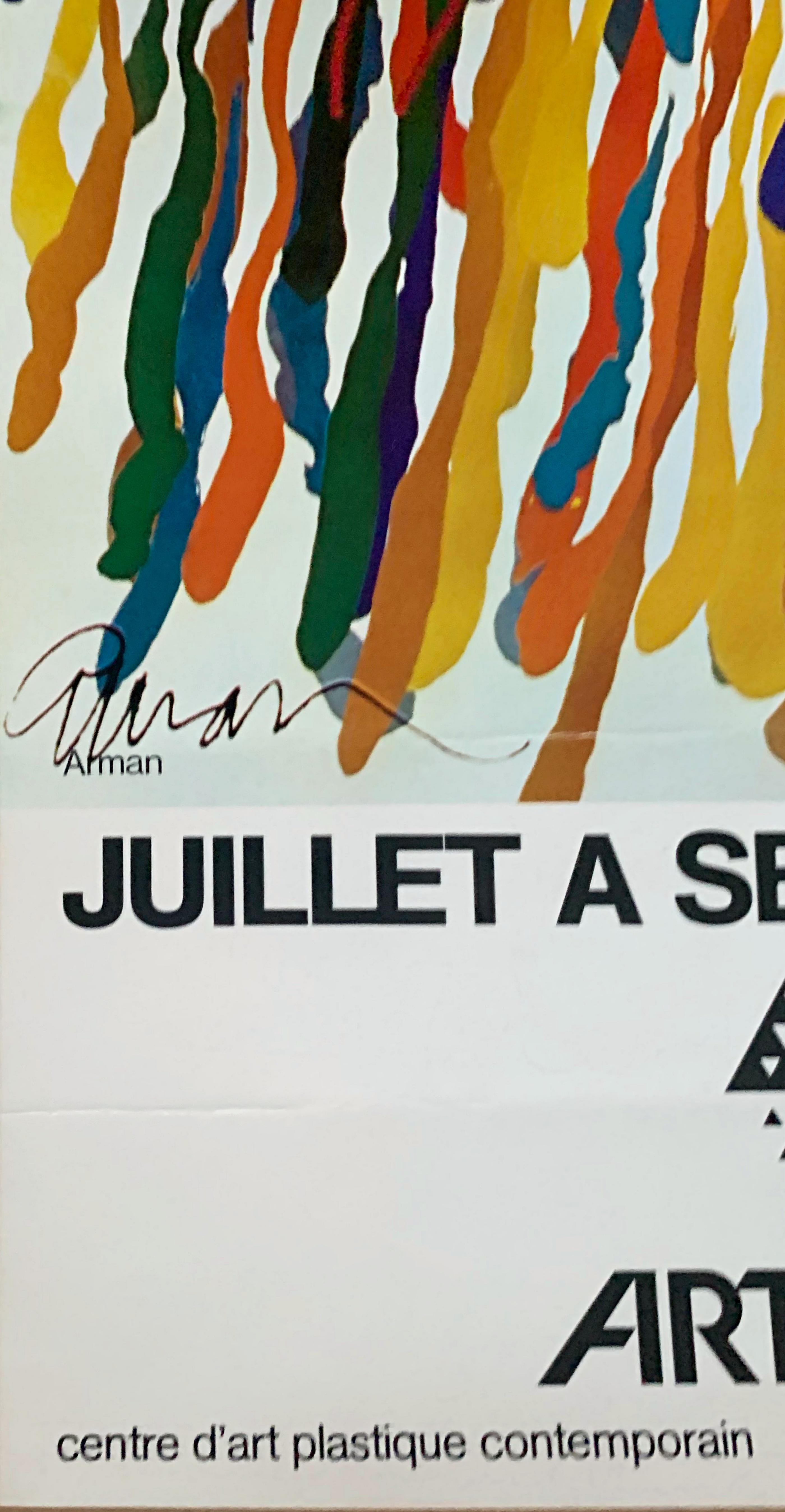 Affiche La Harpe de Couleurs - Print de Arman