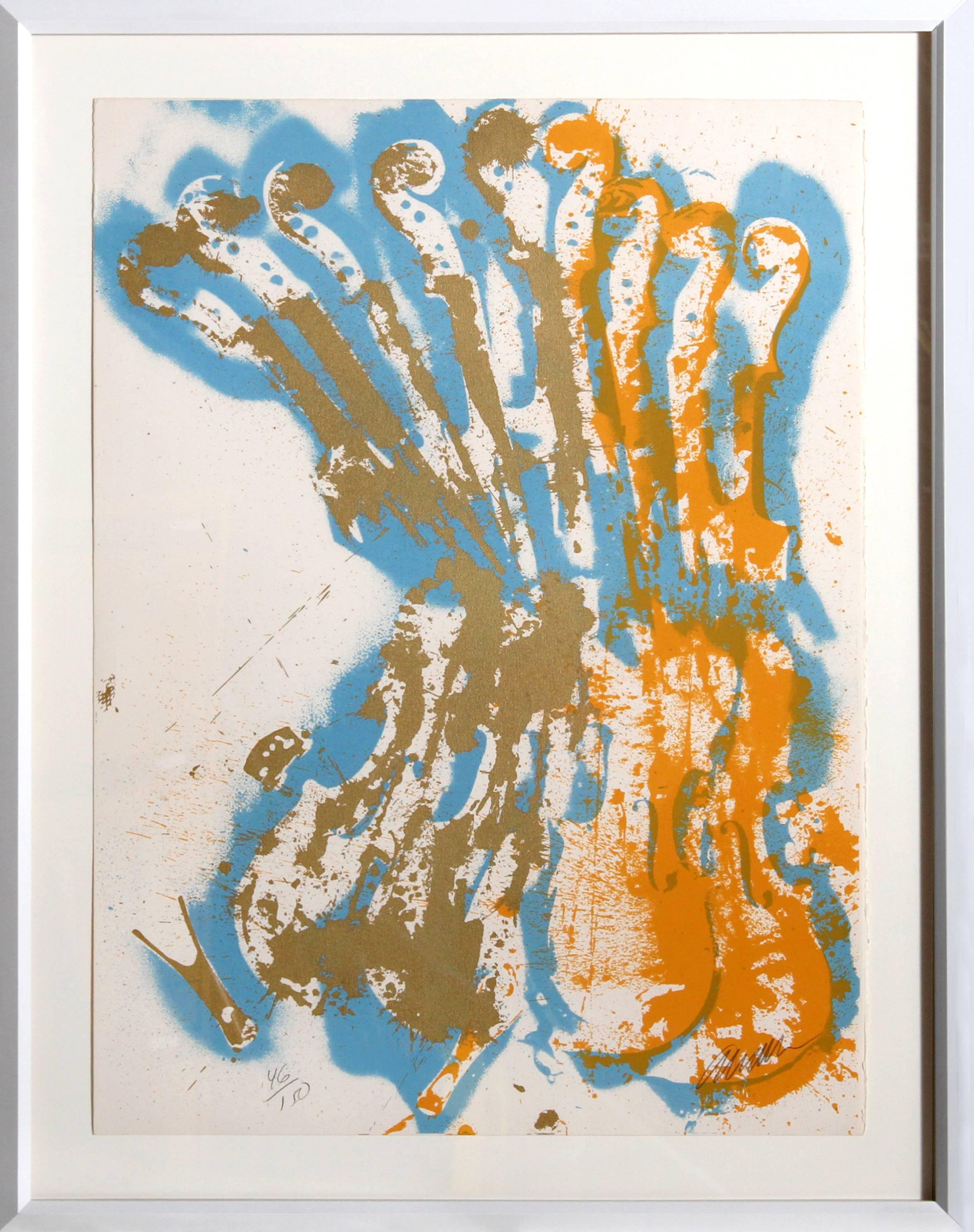 Nuevo Romanticismo, Arte Pop Abstracto Serigrafiado por Arman