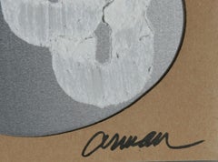 Neujahrskarte 2003, Druck auf Aluminium von Arman