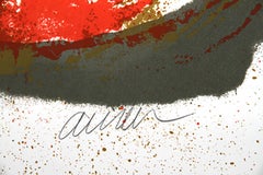 Concierto Naranja y Gris, Serigrafía Pop Art de Arman