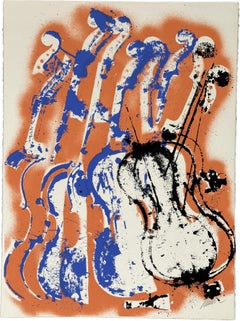 Serigrafia firmata in edizione limitata di Parade