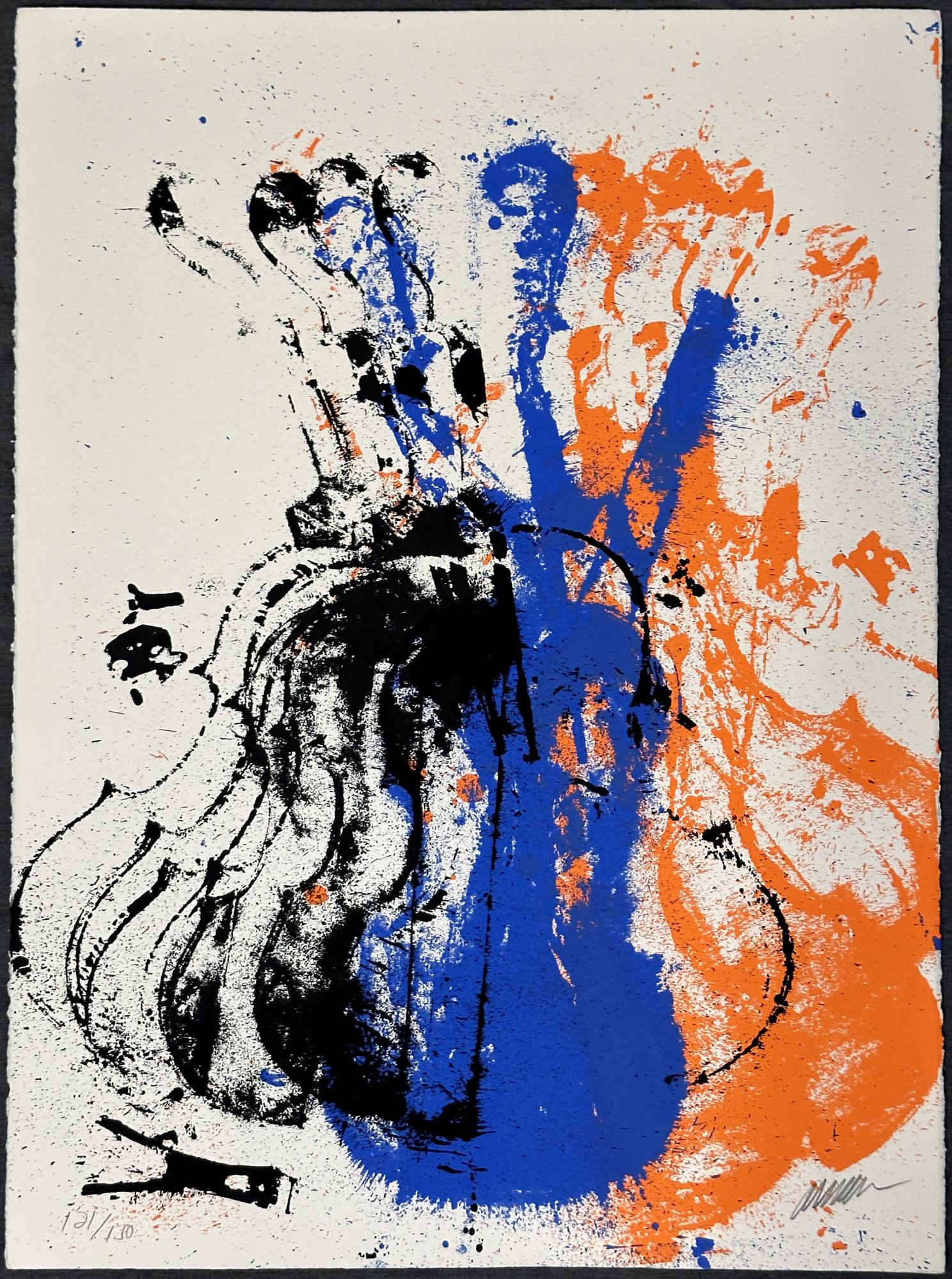 Pierre Fernandez Arman
Year: 1978
Squeezed Blue Fiddle
Medium Type: Screen print on Arches Paper 
Size-Width  Size-Height: 22'' x 30''
Edition Size: Signed in pencil and marked  121/150


Step into the captivating world of Pierre Fernandez Arman, an