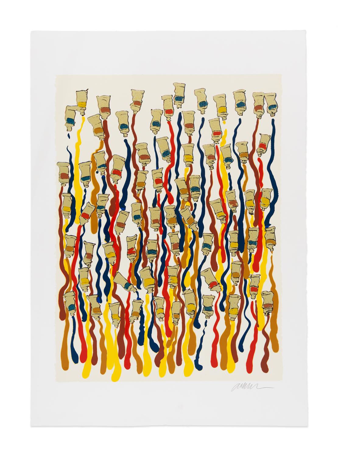 Arman Figurative Print - Tubes