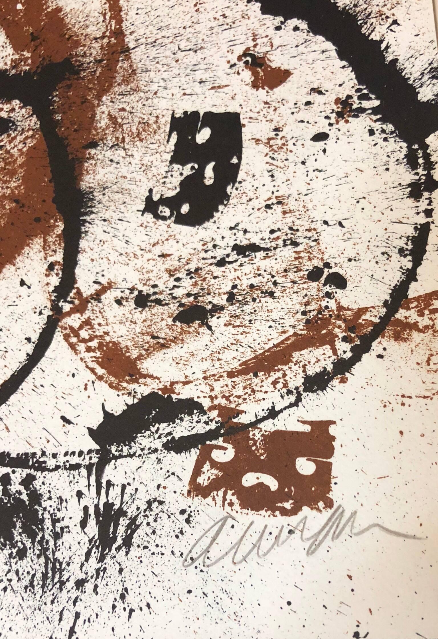 Concerto per violino violento Litografia serigrafica firmata a mano - Print di Arman