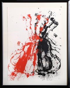 Violent Violins II, Pop Art Print by Arman