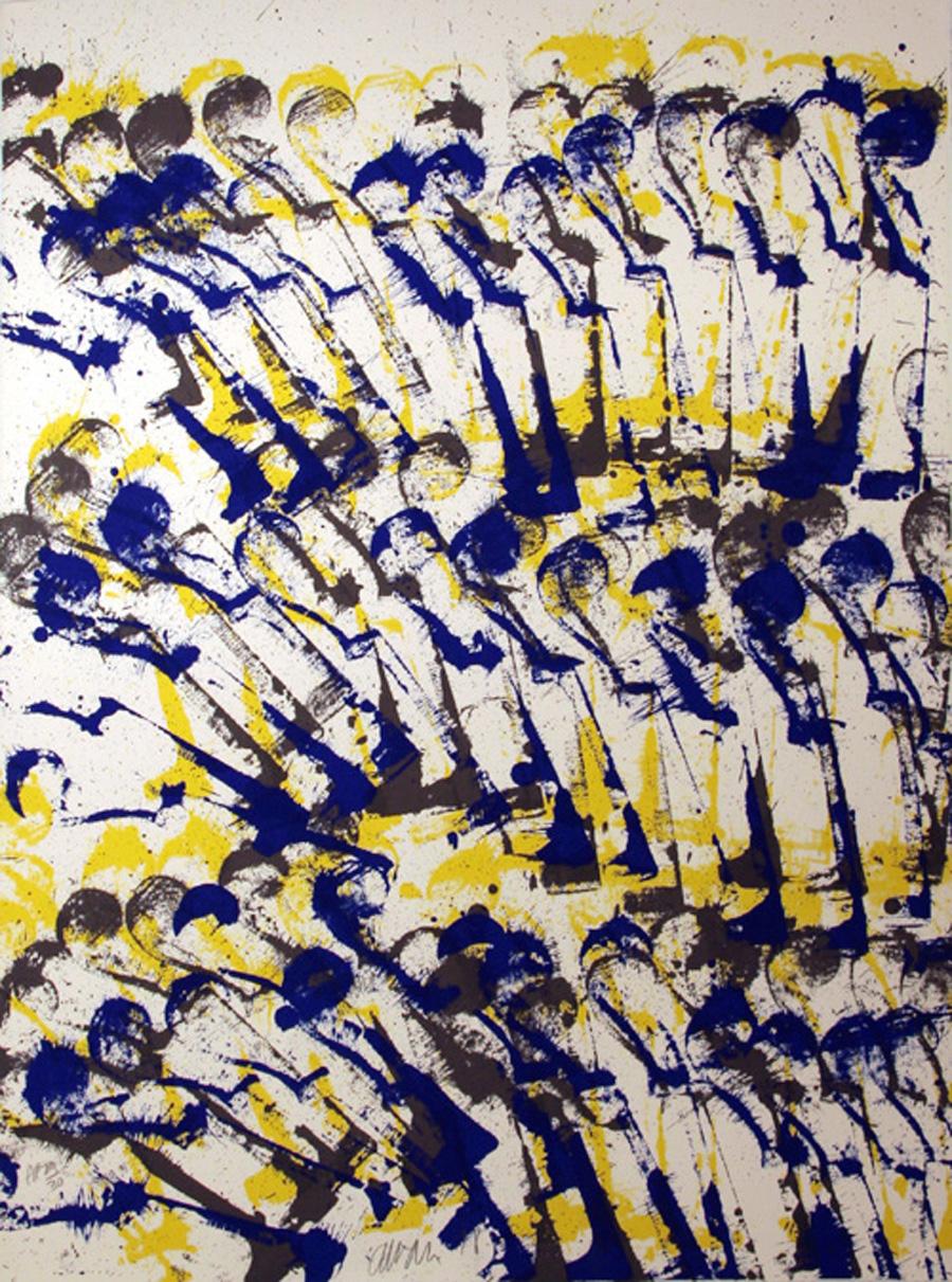 Artista:  Arman, francés (1929 - 2005)
Título:  Claves de violín
Año:  1978
Medio:  Serigrafía sobre arcos, firmada y numerada a lápiz
Edición:  150, AP 30
Tamaño:  76,2 cm x 55,88 cm (30 pulg. x 22 pulg.)
Imprenta: Studio Heinrici, NY
Editor: