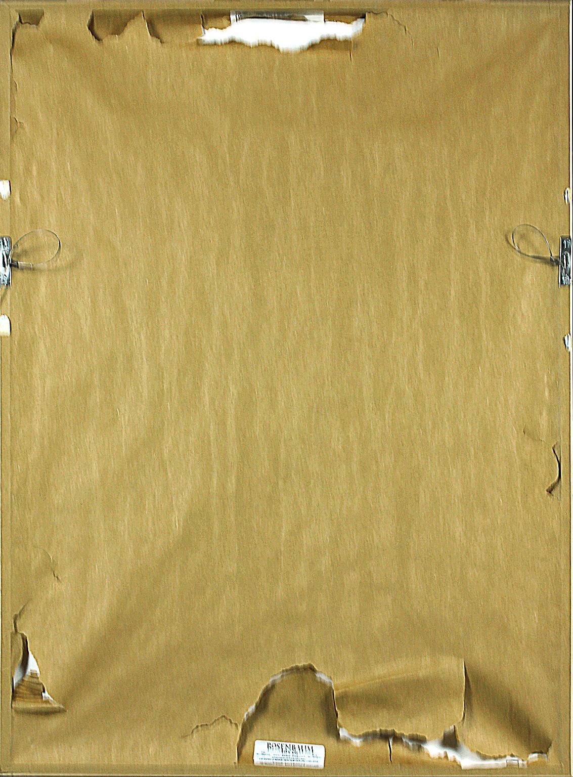 Numerato a mano nell'angolo anteriore in basso a sinistra. Firmato a mano in basso a destra. Incorniciato sotto vetro in una cornice di legno naturale. Le dimensioni della cornice sono 32 1/2 x 24 1/2 pollici. Le dimensioni dell'immagine sono 30 x