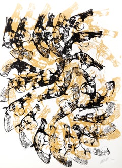 Yang and Bang, Signed Pop Art Screenprint on Arches by Arman