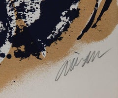 Les violons d'Yves Klein, sérigraphie musicale d'Arman