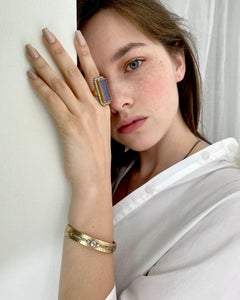 Arman Sarkisyan Chalcedony Ring with Diamonds