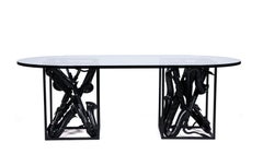 Arman (1928–2005) — Saxophones Table, ca. 1989, Pair of Bronze Sculptures