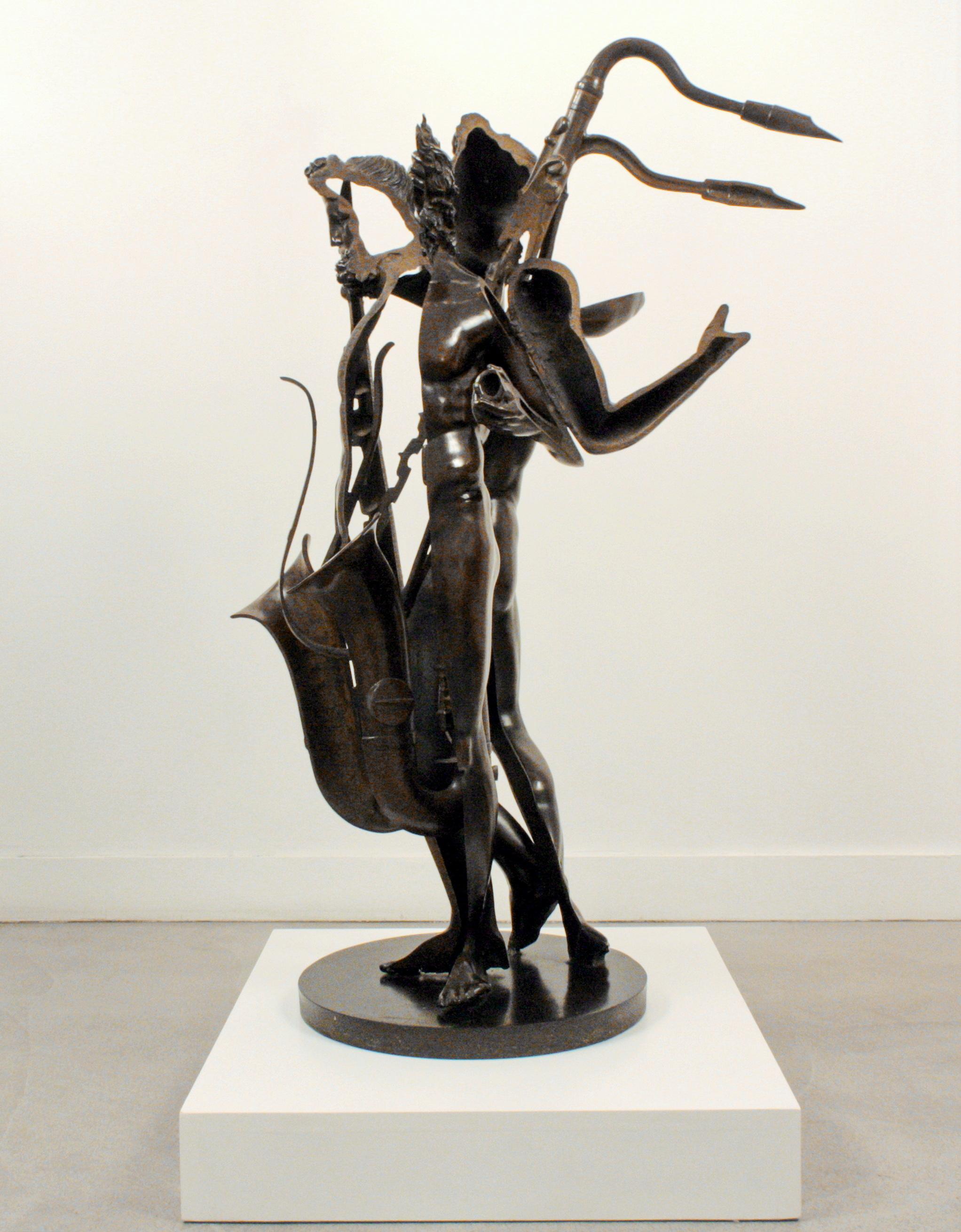 Arman Escultura de Bronce Rebanado Orgueil Masculin Heracles y Saxofón en venta 3
