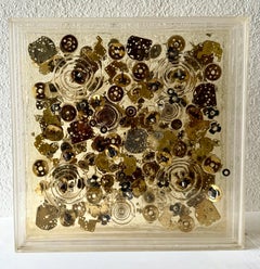 French Pop Art Assemblage Sculpture Watch Movements Temps 2 Arman Accumulation