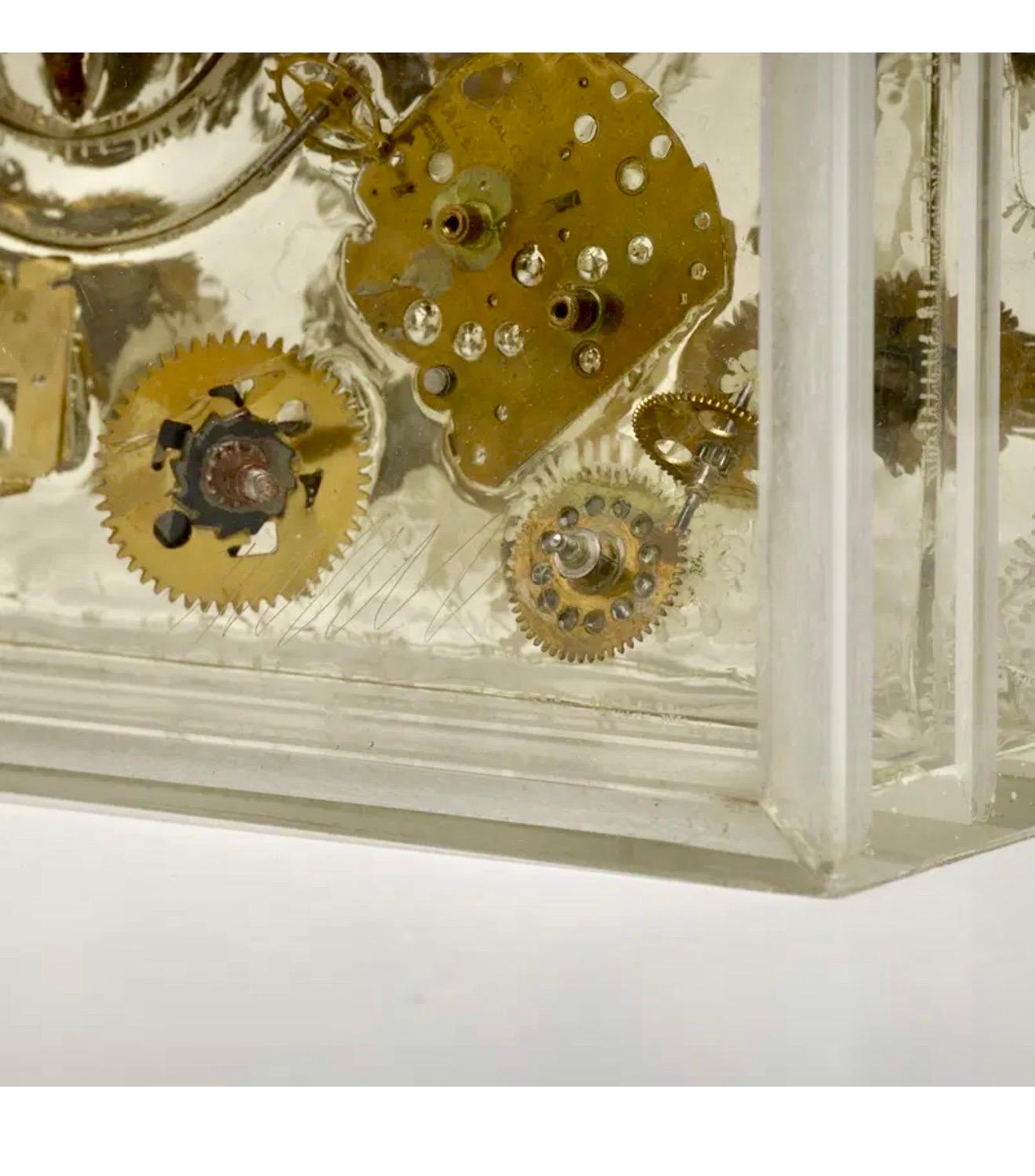 French Pop Art Assemblage Sculpture Watch Movements Temps 2 Arman Accumulation For Sale 2