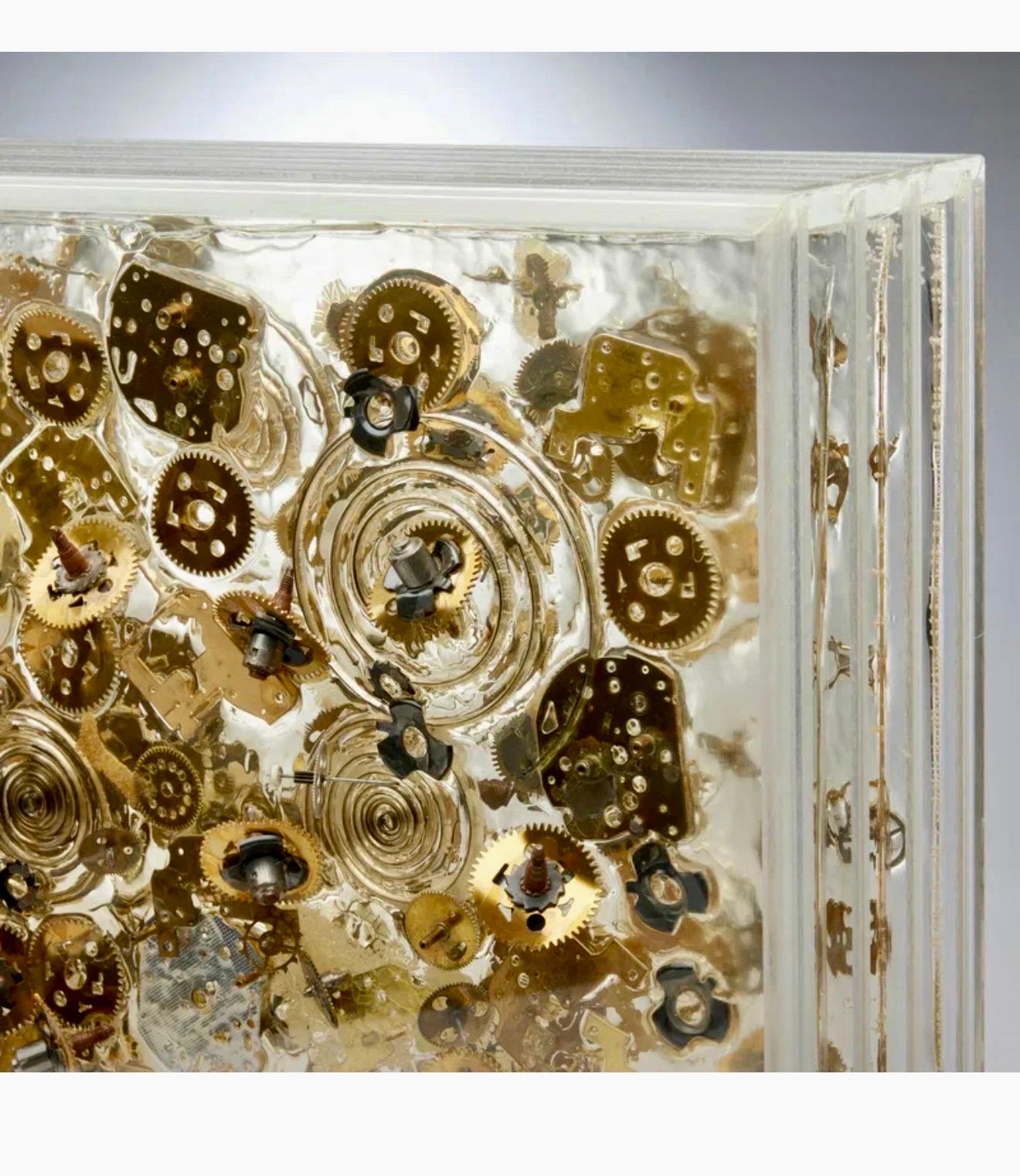 French Pop Art Assemblage Sculpture Watch Movements Temps 2 Arman Accumulation For Sale 5