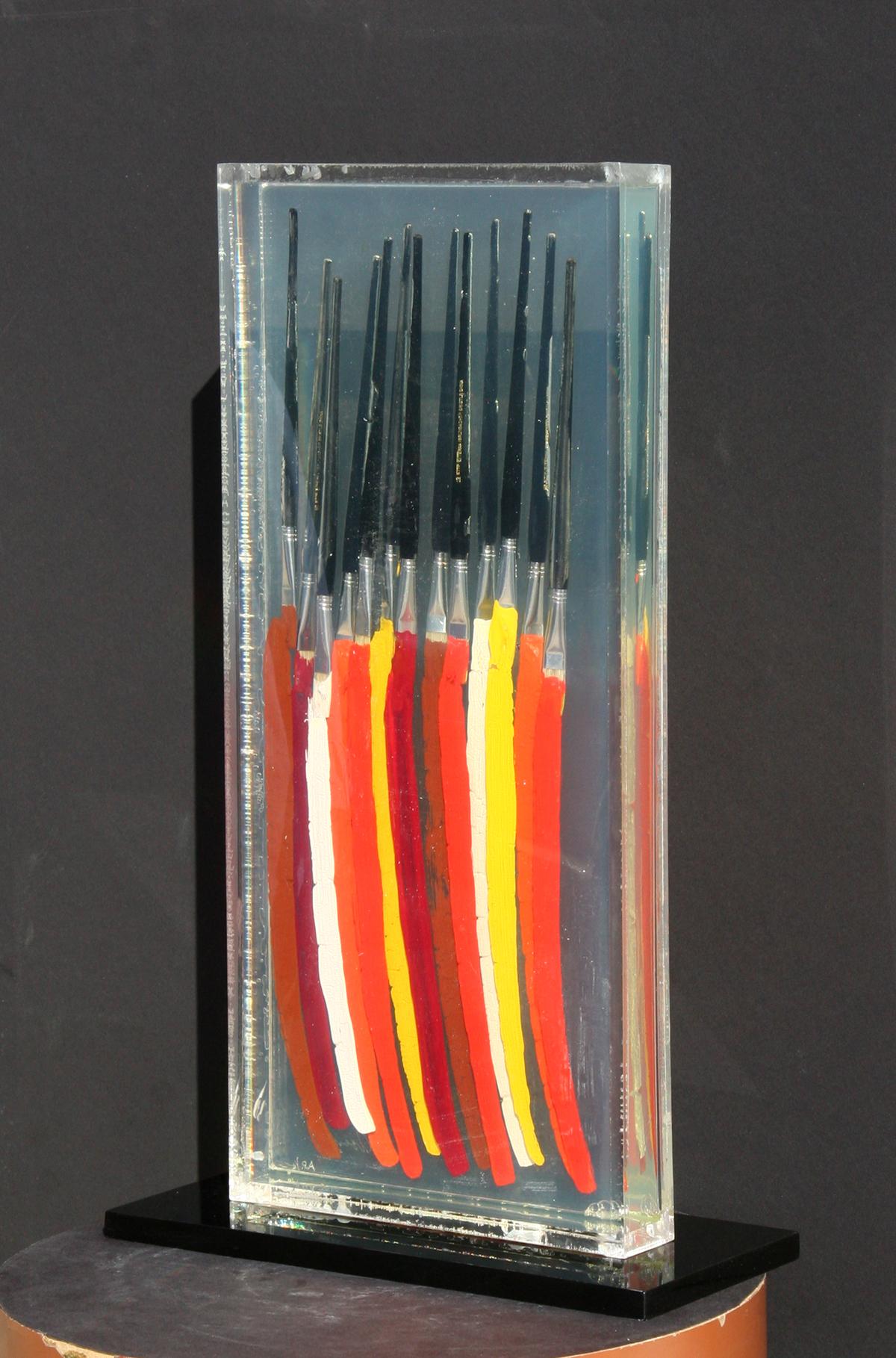 Paintbrushes II, Accumulation Sculpture by Arman For Sale 1