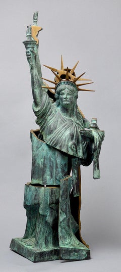 Retro Statue of Liberty
