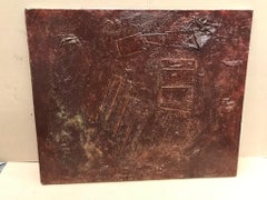 Arman Signed "Multiplication de divers objets" Collage Oil on Canvas, 1969