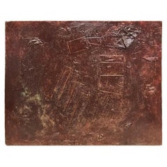 Arman Signed "Multiplication de divers objets" Collage Oil on Canvas, 1969