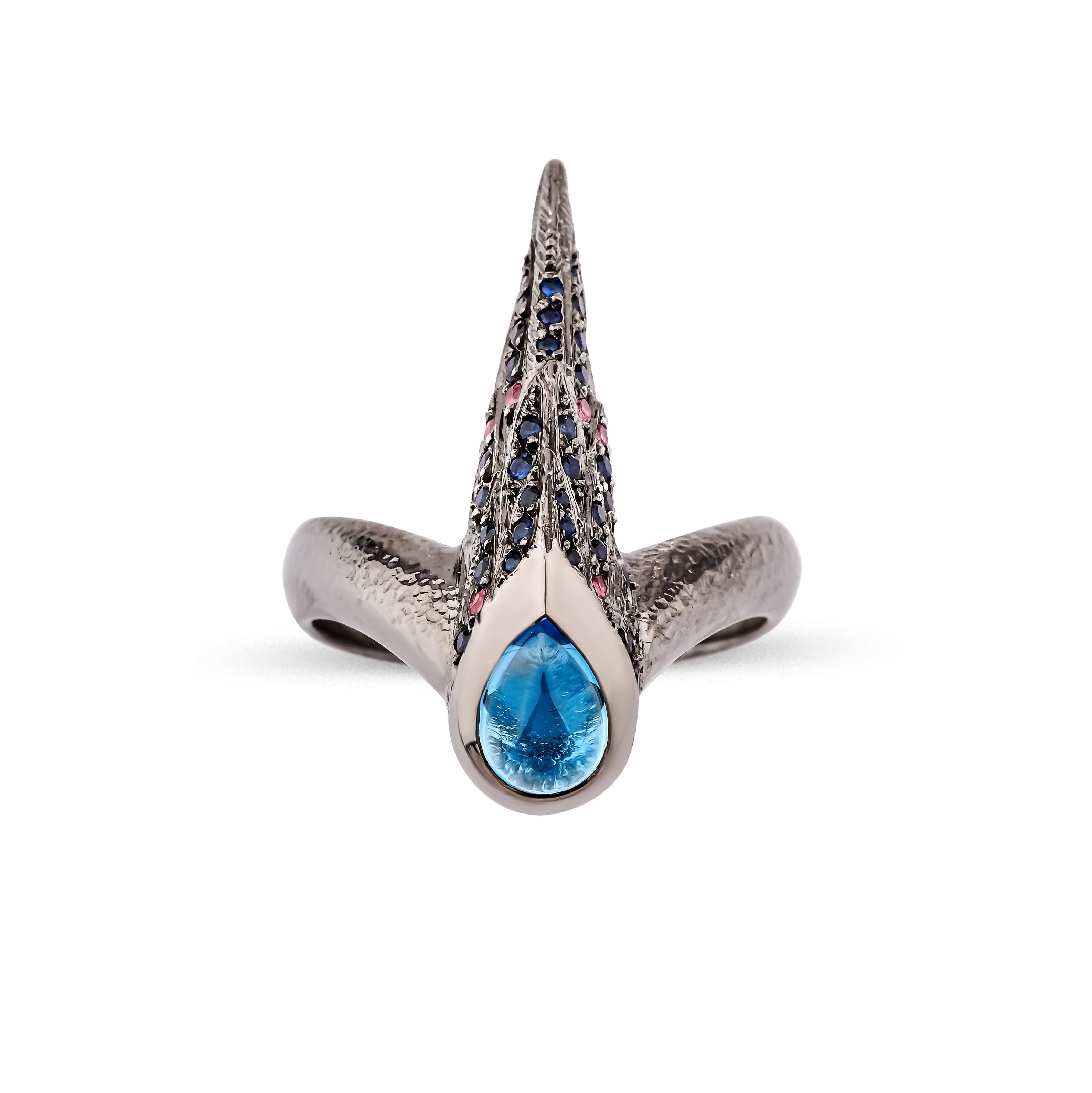 “Winged Drop” Ring by Arman Suciyan at Second Petale Gallery.

 