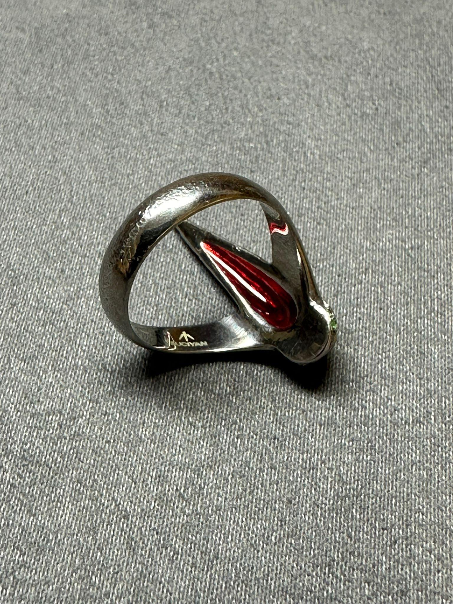 “Winged Drop ” Ring by Arman Suciyan at Second Petale Gallery.

 