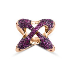 Anello in argento e zaffiro rosa di Arman Suciyan