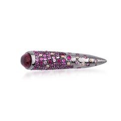 Arman Suciyan Pink Tourmaline and Pink Sapphire Silver Ring