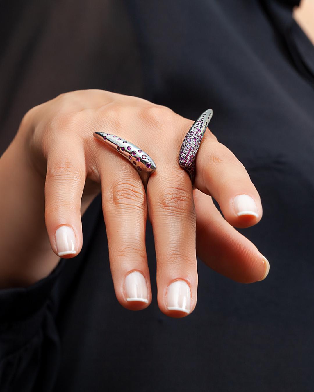 Arman Suciyan Rhodolite Silver Ring  In New Condition For Sale In Paris, IDF