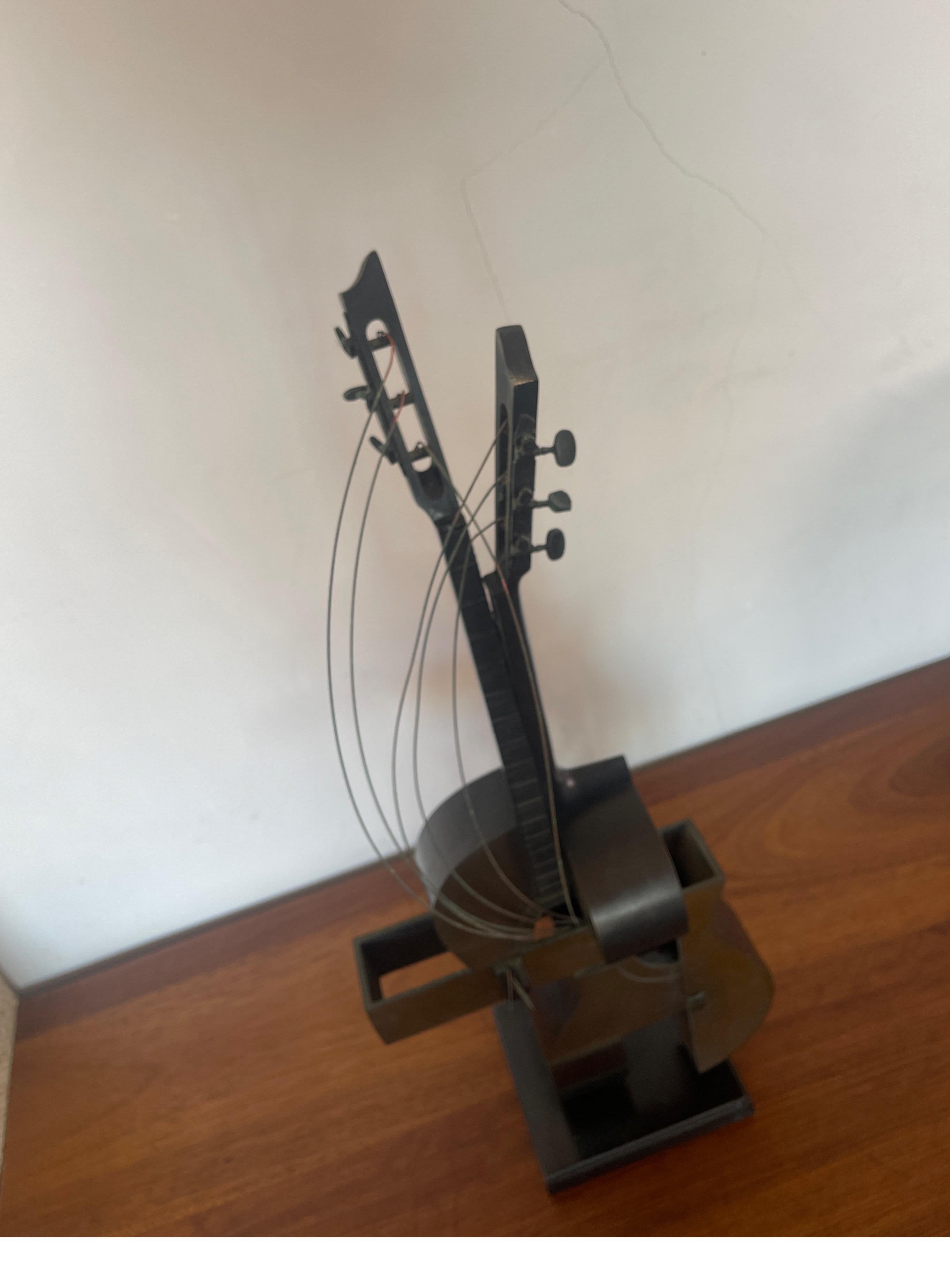 Arman violin bronze sculptor For Sale 1