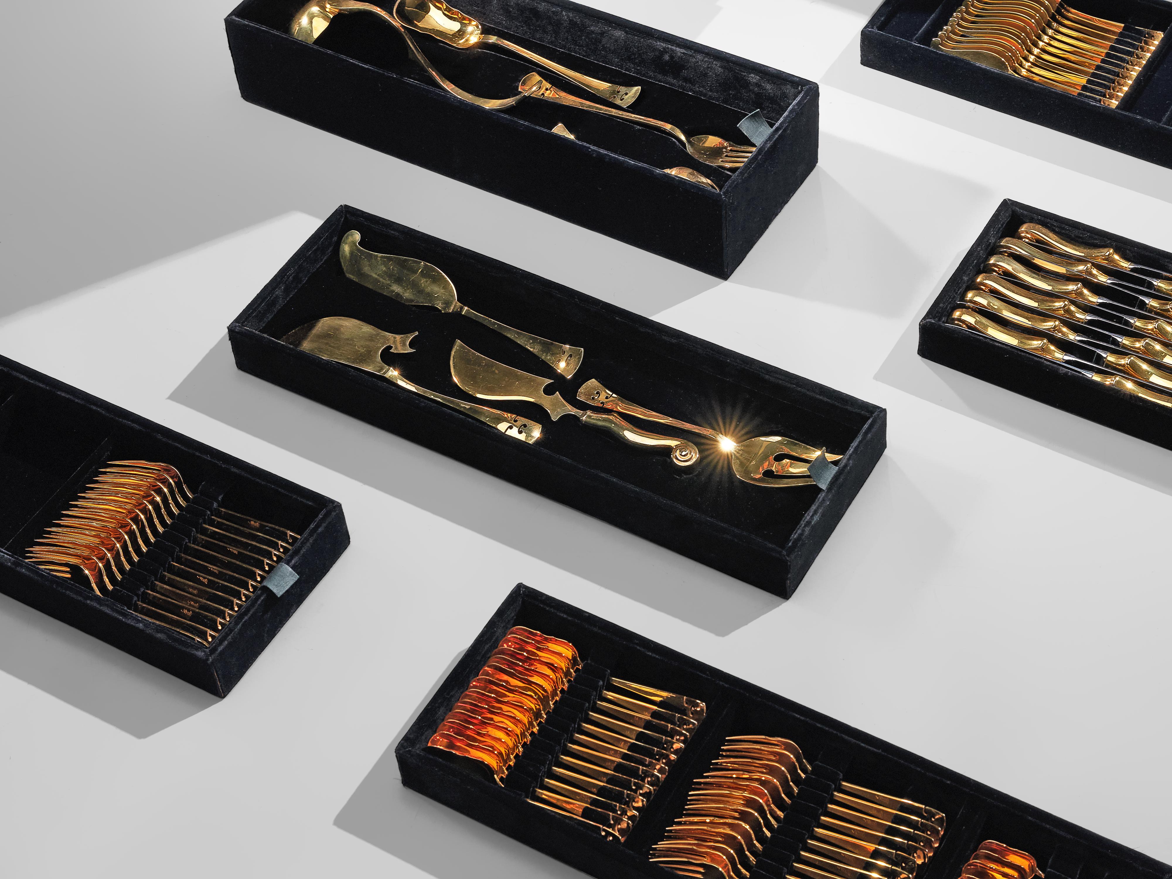 Arman ‘Violon’ Cutlery Service with 116 Pieces in Artistic Cabinet 10