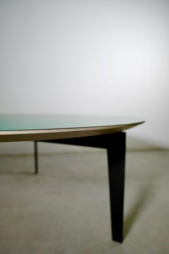 Italian Contemporary Steel and Plywood Center Table, "Armabianca 04" by Errante