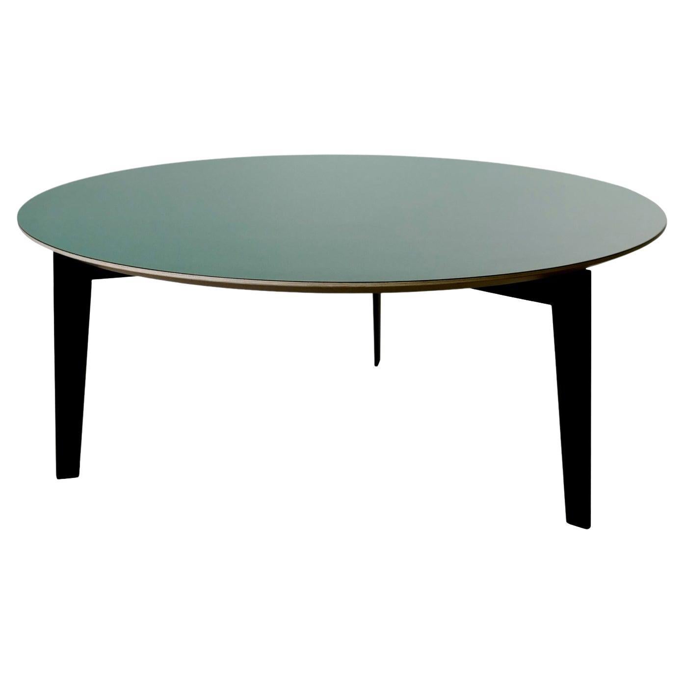 Table centrale italienne contemporaine en acier et contreplaqué, Armabianca 04 par Errante en vente