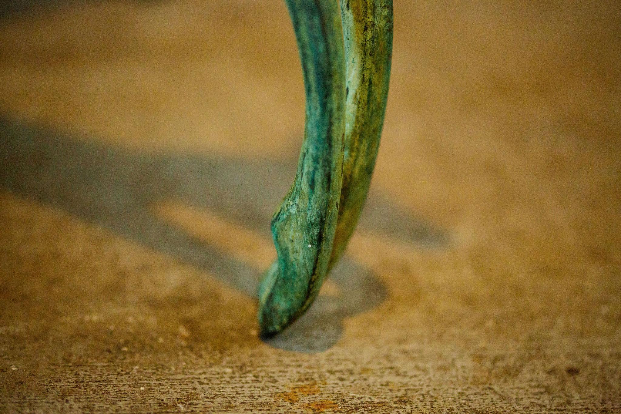 Unknown Armand-Albert Rateau Style Bronze Deer Sculptural Cocktail Table