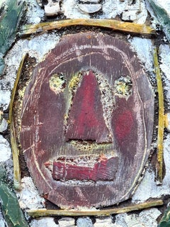 Outsider Art Mixed Media Collage Montage. Les Mots Exquis des Eskimo".