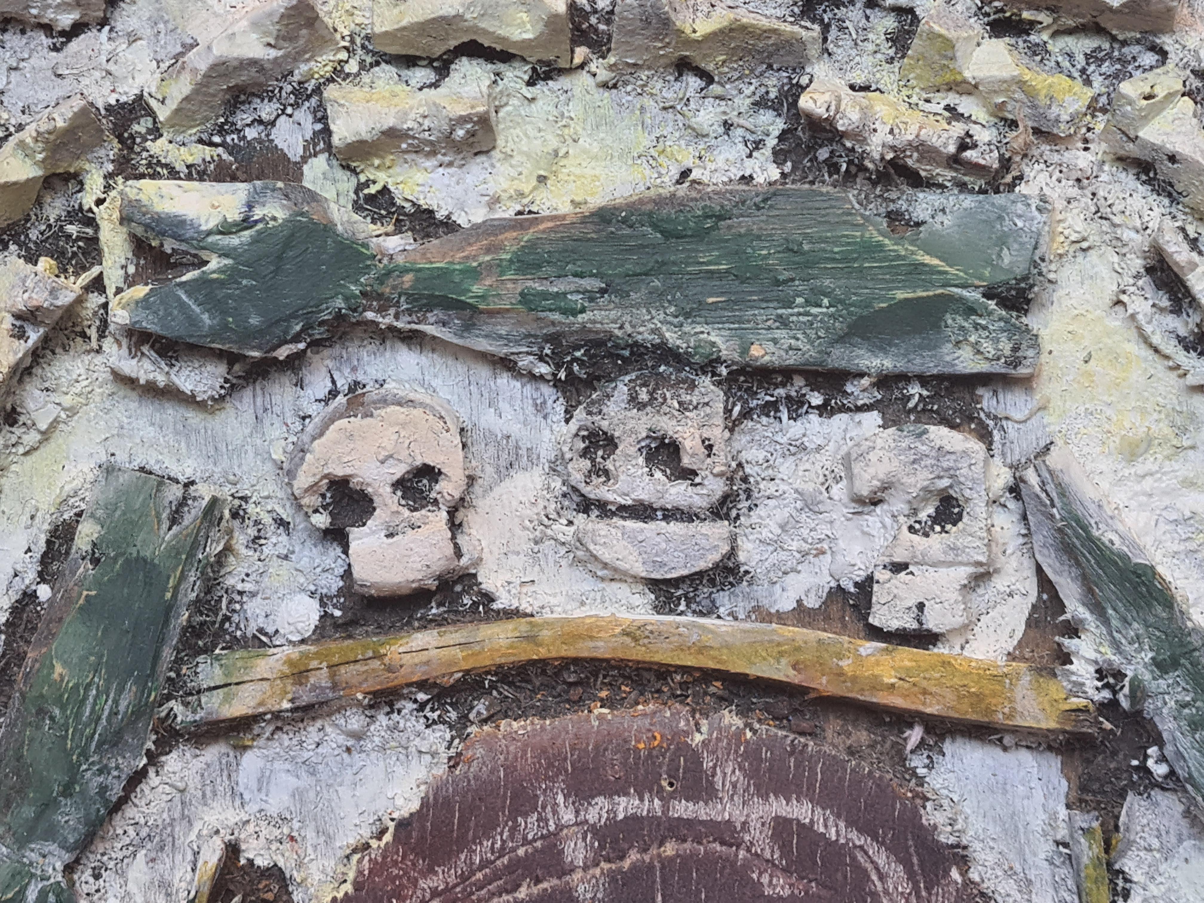 Outsider Art Mixed Media Collage Montage. Les Mots Exquis des Eskimo