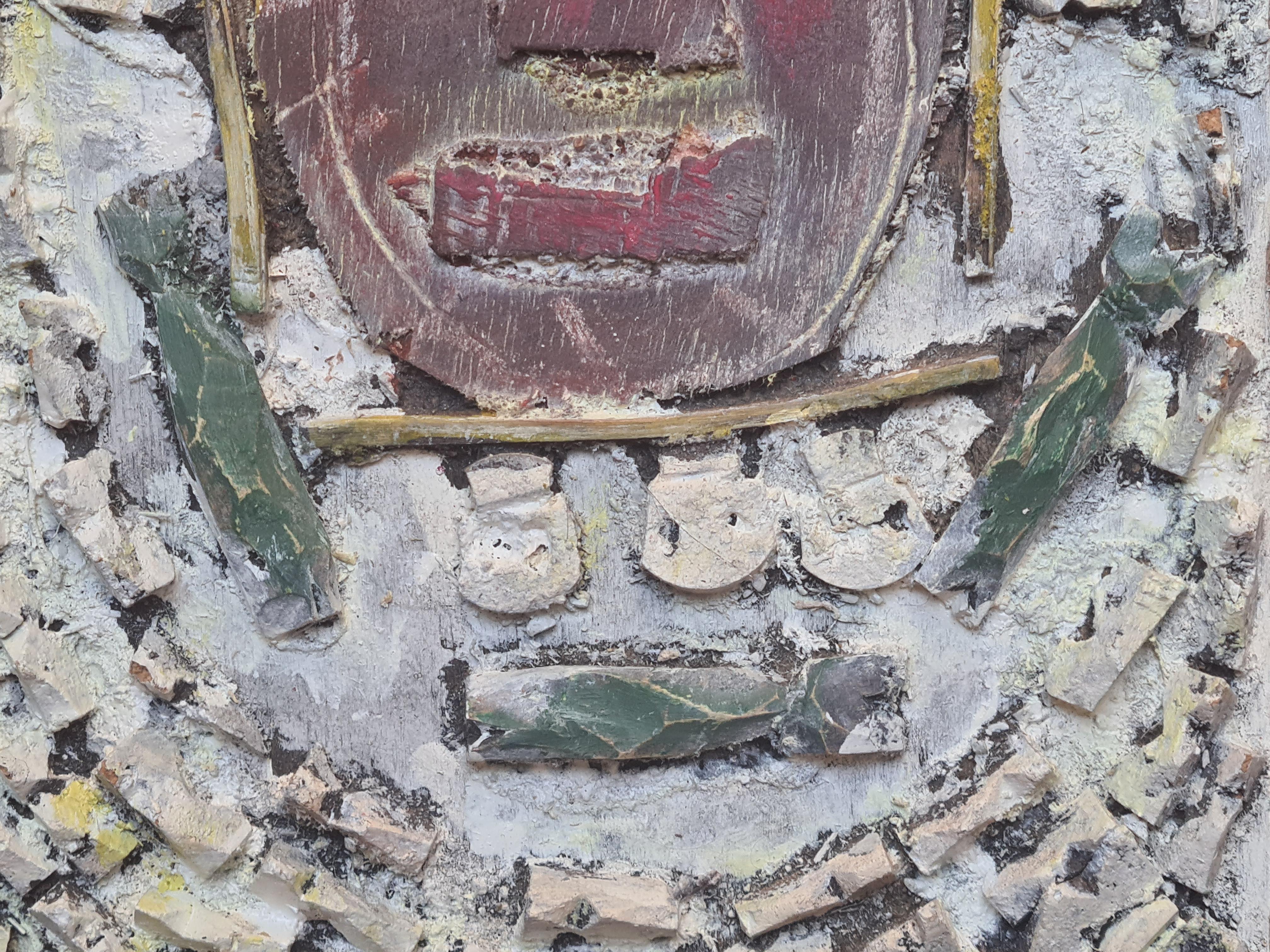Outsider Art Mixed Media Collage Montage. Les Mots Exquis des Eskimo